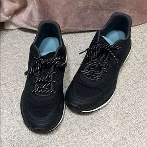 L.L. Bean Women’s Black Athletic Shoes with White Accents